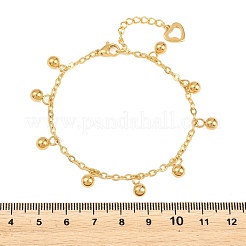 304 Stainless Steel Charm Bracelets&nbsp;BJEW-D458-02G