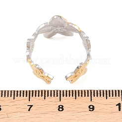 304 Stainless Steel Cuff Open Rings&nbsp;RJEW-Z137-05GP-02