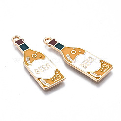Eco-Friendly Alloy Enamel Pendants&nbsp;X-ENAM-Q437-051-NR
