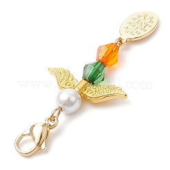 Angel Acrylic & Shell Pearls Pendant Decorations&nbsp;HJEW-JM02459