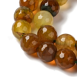 Dyed & Heated Natural Dragon Veins Agate Beads Strands&nbsp;G-P539-A01-26