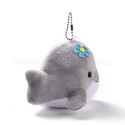 PP Cotton Mini Animal Plush Toys Dolphin Pendant Decoration&nbsp;LS-HJEW-C002-01B