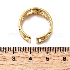 304 Stainless Steel Cuff Rings for Women&nbsp;RJEW-B137-02G-01