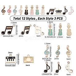 Alloy Enamel Pendants&nbsp;ENAM-SC0001-62-RS