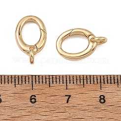 SHEGRACE Brass Spring Gate Rings&nbsp;XGRQ58246-764G