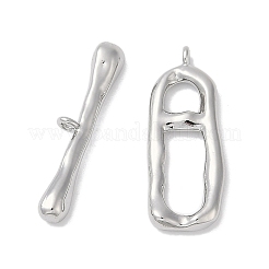 Brass Toggle Clasps&nbsp;KK-Q030-13P