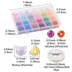 DIY Candy Color Bracelet Making Kit&nbsp;DIY-YW0007-39