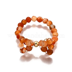 3Pcs Natural Gemstone Rings&nbsp;RJEW-TA00204