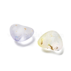 Frosted Transparent Acrylic Beads&nbsp;OACR-F013-01