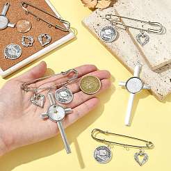 Iron Kilt Pins Brooch Findings&nbsp;DIY-FS0009-47