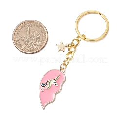2Pcs Alloy Enamel Charm Keychains&nbsp;KEYC-JKC01092