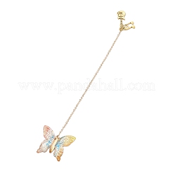 3Pcs Butterfly Acrylic & Alloy Musical Note Guitar Charm Bookmark&nbsp;AJEW-JK00381
