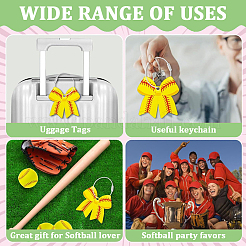 12Pcs PVC Bowknot Luggage Tags&nbsp;AJEW-SP0004-24