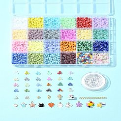 DIY Glass Seed Beads Bracelet Making Kits&nbsp;DIY-FS0007-18
