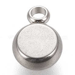 Tarnish Resistant 304 Stainless Steel Pendant Cabochon Settings&nbsp;STAS-K202-03A-P