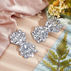 2Pcs Alloy Rhinestone Shoe Decorations&nbsp;AJEW-FG0002-87C
