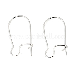 Brass Hoop Earring Findings&nbsp;KK-H258-16S
