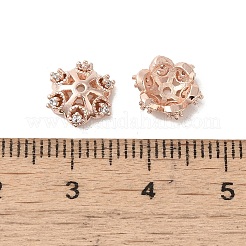 Rack Plating Brass Beads Caps&nbsp;KK-B088-05B-RG