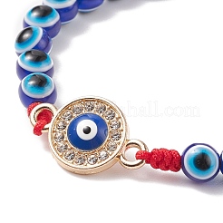 Crystal Rhinestone Link Bracelet&nbsp;BJEW-JB08492