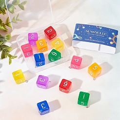 14Pcs 7 Colors Acrylic Pendants&nbsp;TACR-SC0001-12