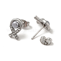 Fish 304 Stainless Steel Stud Earrings&nbsp;EJEW-A081-17P