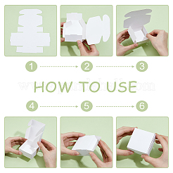 Foldable Square Paper Storage Gift Boxes&nbsp;CON-WH0110-035A-02