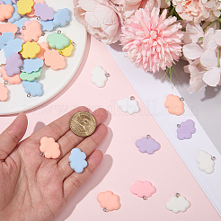 50Pcs Opaque Resin Pendants&nbsp;RESI-SC0006-43