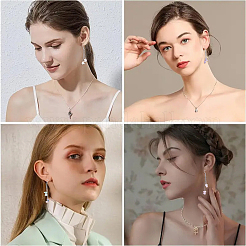 5Pair Brass Dangle Earring&nbsp;EJEW-YW00001-01