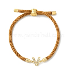 Adjustable Nylon Cord Bracelets&nbsp;X-BJEW-C096-01G-22