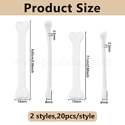 40Pcs PE Plastic Bones&nbsp;FIND-DC0008-08