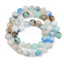 Natural Azurite Beads Strands&nbsp;G-L647-A01-8mm