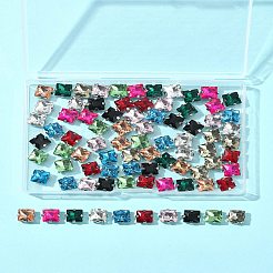 80Pcs 10 Colors Sew on Rhinestone&nbsp;RGLA-FS0001-16