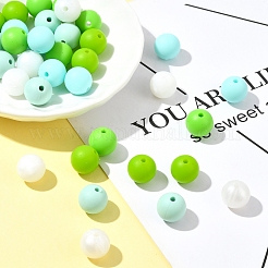 35Pcs Food Grade Eco-Friendly Silicone Focal Beads&nbsp;SIL-FS0001-22F