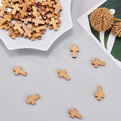 200Pcs Wood Pendants&nbsp;WOOD-SC0001-36D