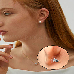 80Pcs Silicone Ear Nuts&nbsp;SIL-LP0001-08