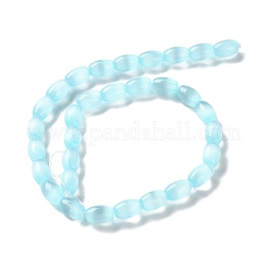 Macaron Color Natural Selenite Beads Strands&nbsp;X1-G-B102-A01-06
