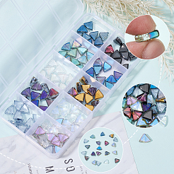 160Pcs 10 Styles Electroplate Transparent Glass Beads Strands&nbsp;EGLA-SP0001-21