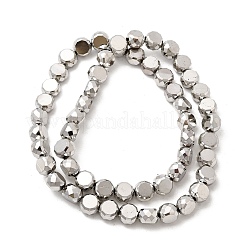 Electroplate Glass Beads Strands&nbsp;EGLA-F166-04B-P
