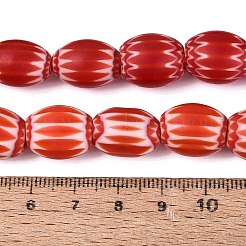 Handmade Millefiori Glass Barrel Beads&nbsp;LS-LA-N002-06B