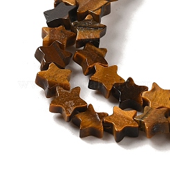 Natural Tiger Eye Beads Strands&nbsp;G-G085-B03-02