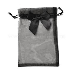 Rectangle Lace Organza Drawstring Gift Bags&nbsp;OP-K002-01
