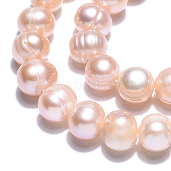 Natural Cultured Freshwater Pearl Beads Strands&nbsp;PEAR-N013-07L