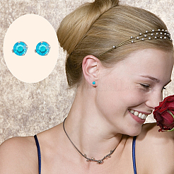 80Pcs 4 Style 304 Stainless Steel Stud Earring Settings&nbsp;STAS-UN0050-39