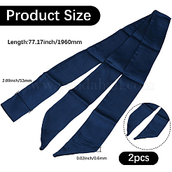 Skinny Polyester Hair Bands&nbsp;OHAR-WH20013-001F