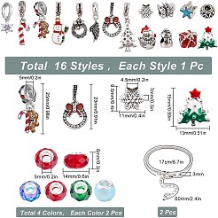 DIY Christmas Bracelet Making Kits&nbsp;DIY-SC0018-84