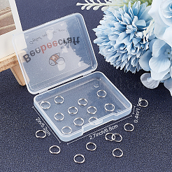 20Pcs 925 Sterling Silver Split Jump Rings&nbsp;STER-BBC0001-33B