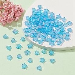 100Pcs 2 Style Eco-Friendly Transparent Acrylic Beads&nbsp;TACR-YW0001-86B