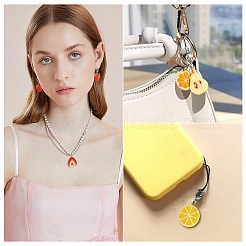 30Pcs 10 Styles Opaque Resin Pendants&nbsp;RESI-TA0005-60