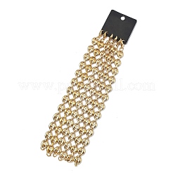 304 Stainless Steel Coffee Bean Chain Bracelets for Women Men&nbsp;BJEW-B169-03G