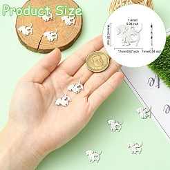 201 Stainless Steel Pendants&nbsp;FIND-CJC0015-07P